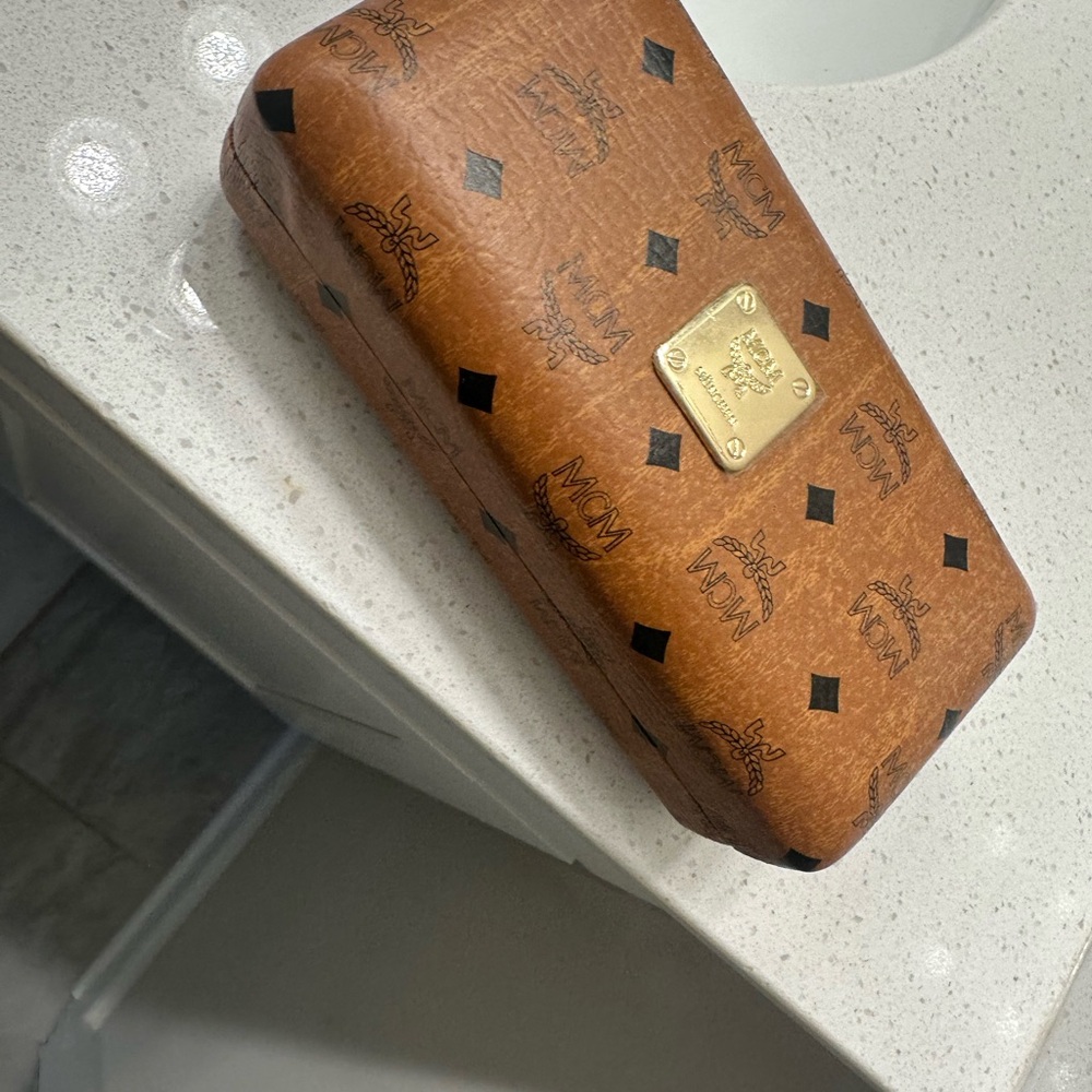 New MCM eyeglass case with eyeglass cloth